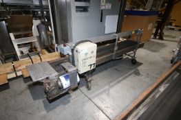 Portable Power Belt Conveyor, Overall Dims.: Aprox. 112