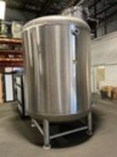 Fronhofer 40BBL (1240 gallon) S/S Brite Tank, S/N 040B-002 - 128