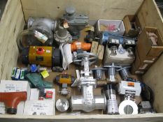 Pallet of Valves, Actuators- Crane, Dresser, Nibco, etc (Located Springfield, NH)(Handling Fee $