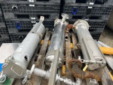 (1)lot of 3 used Shelco MicroGuardian filter housings (1) Model BFS-2SB-2 150 Psi. (2) units no