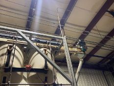 Drag Conveyor, Distributing Beans to Can Filler & (2) VFFS Units (LOCATED IN ONEONTA, N.Y.)