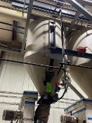 Mild Steel Infeed Bin, with Air Outlet Valve (NOTE: Does Not Include Framing or Uprights) (LOCATED