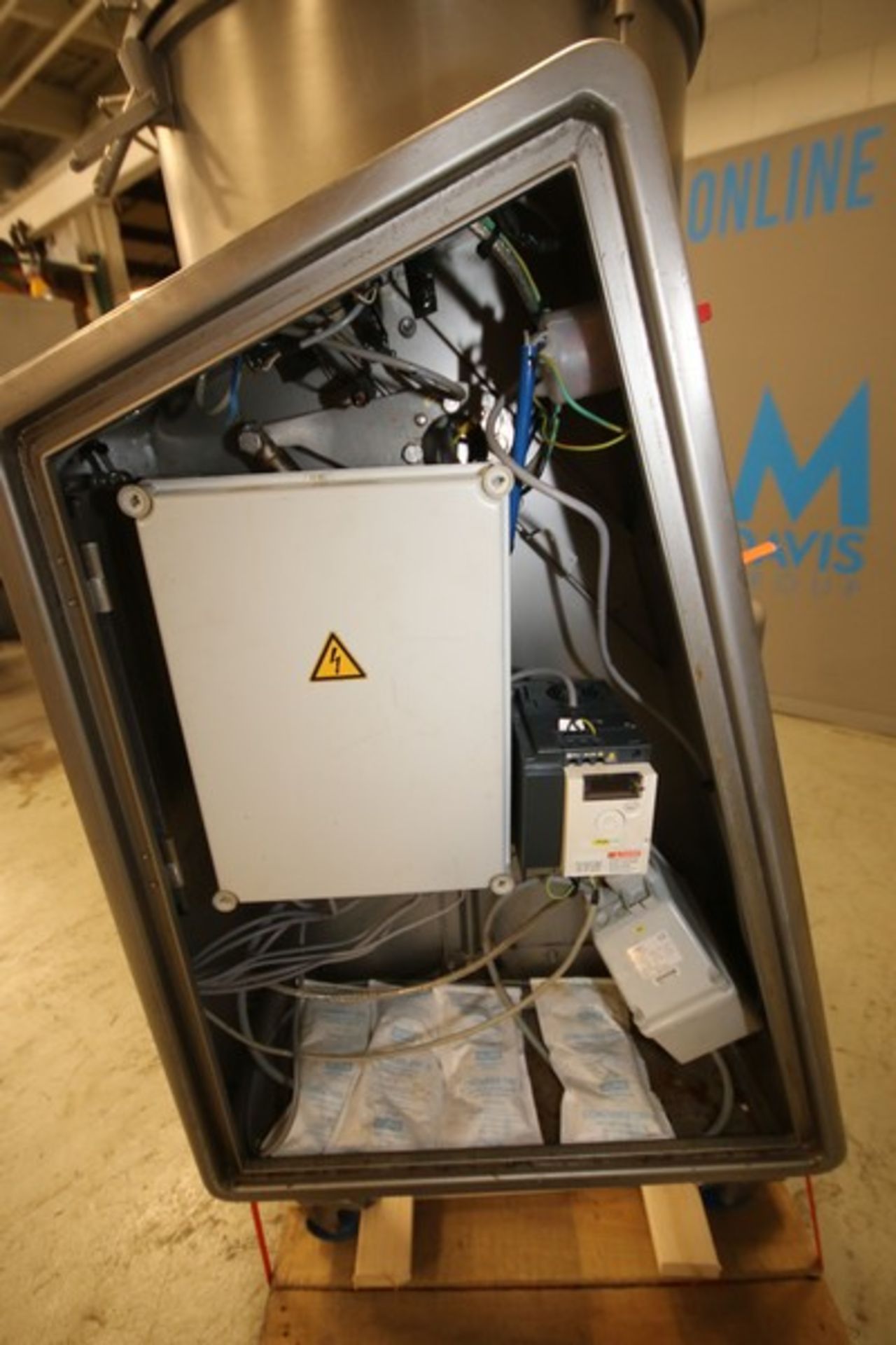 2020 Vakona 250 L Portable S/S Mixer, Model FM250-STL, SN 2767, with Tilt Capability Hinged Lid & - Image 10 of 11