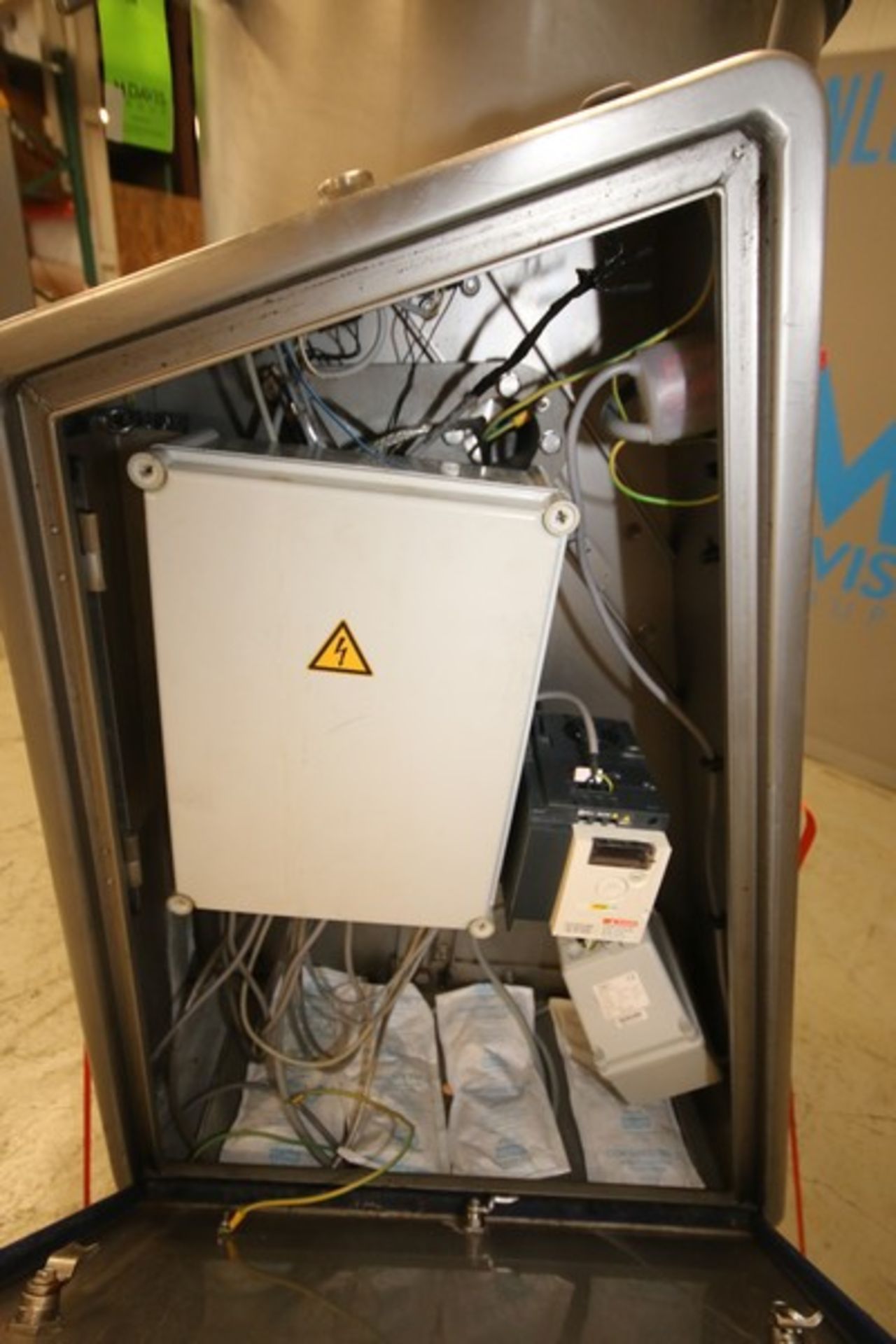 2020 Vakona 250 L Portable S/S Mixer, Model FM250-STL, with Tilt Capability Hinged Lid & Controls - Image 9 of 9