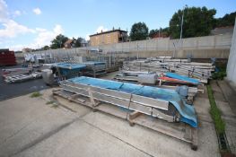 Large Lot of S/S Bakery Sheeting Conveyor System, Aprox. 250' Total Sections, 27