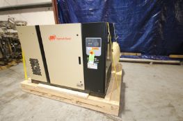 2021 Ingersol Rand 30 hp Screw Air Compressor, Model RS22IE-A138-TAS, SN CBV774619, 138 max psi,