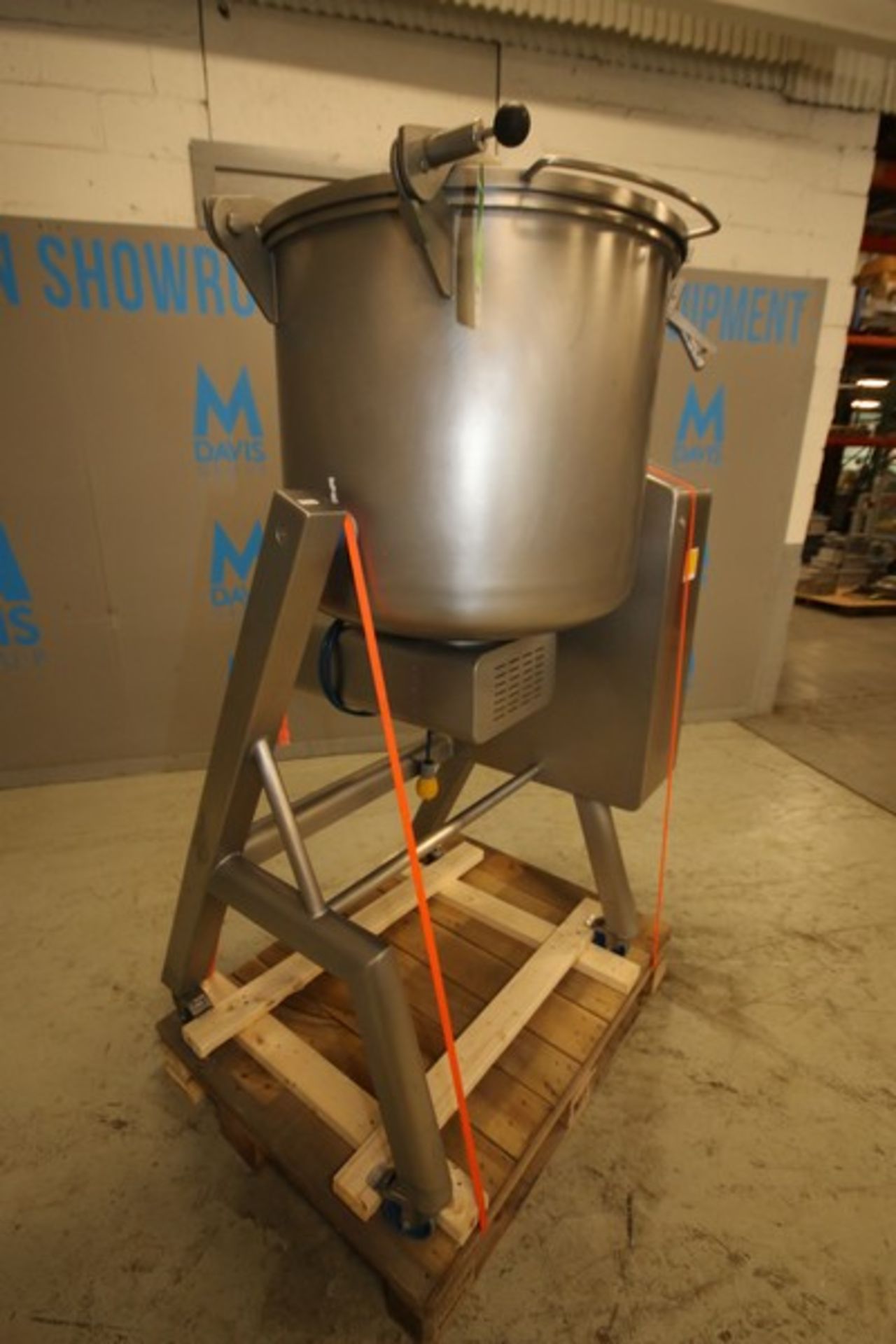 2020 Vakona 250 L Portable S/S Mixer, Model FM250-STL, SN 2767, with Tilt Capability Hinged Lid & - Image 5 of 11