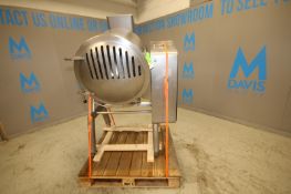 2020 Vakona 250 L Portable S/S Mixer, Model FM250-STL, SN 2766, with Tilt Capability Hinged Lid &