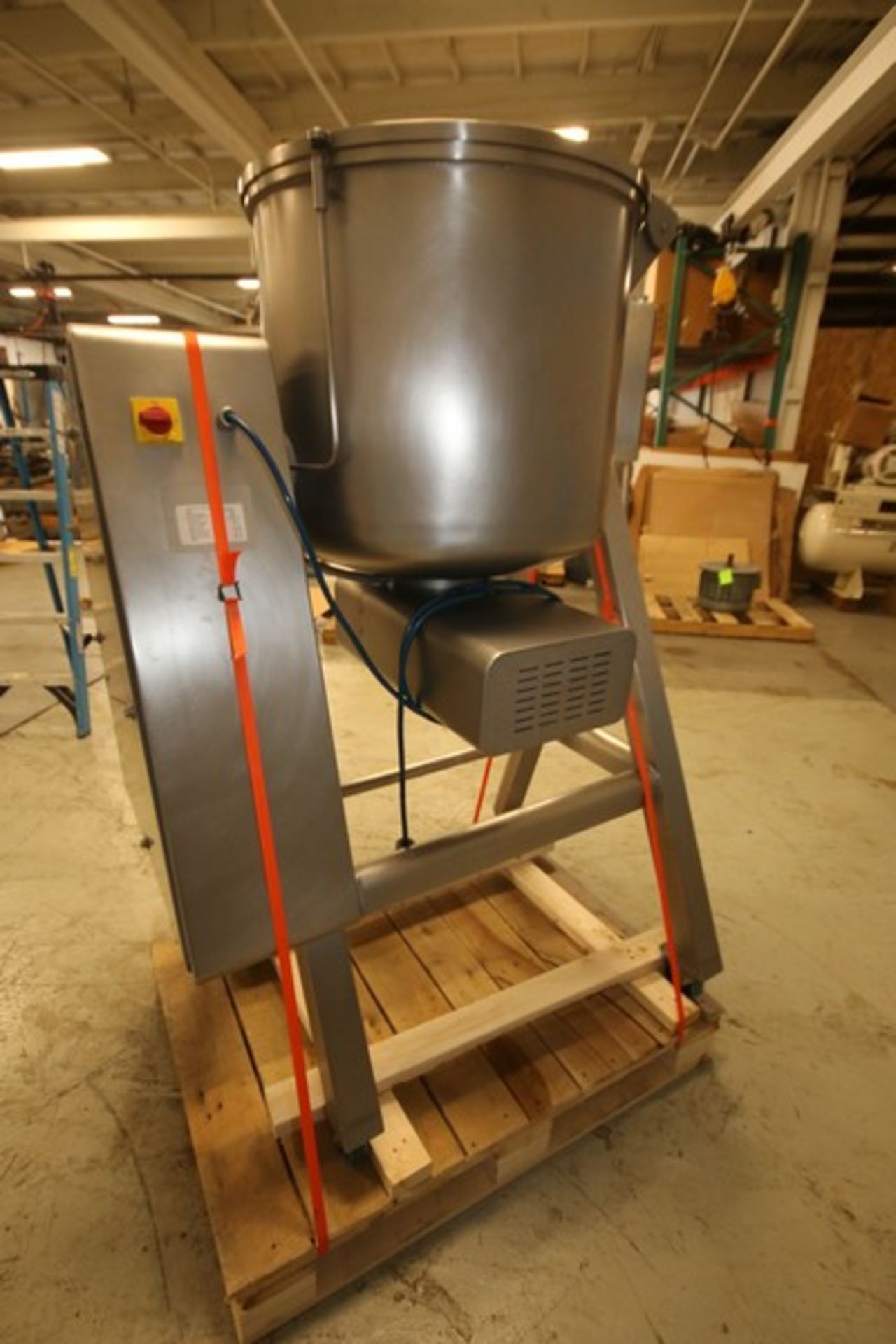 2020 Vakona 250 L Portable S/S Mixer, Model FM250-STL, SN 2767, with Tilt Capability Hinged Lid & - Image 7 of 11
