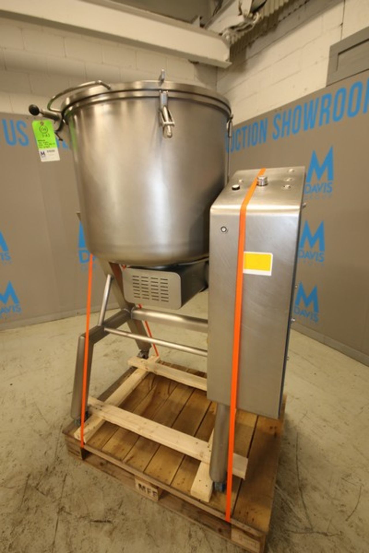 2020 Vakona 250 L Portable S/S Mixer, Model FM250-STL, SN 2767, with Tilt Capability Hinged Lid & - Image 4 of 11