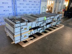 (2) Sections of Hytrol Roller Conveyor,S/N 574079 & 574078, Aprox. 12 ft. L x 42