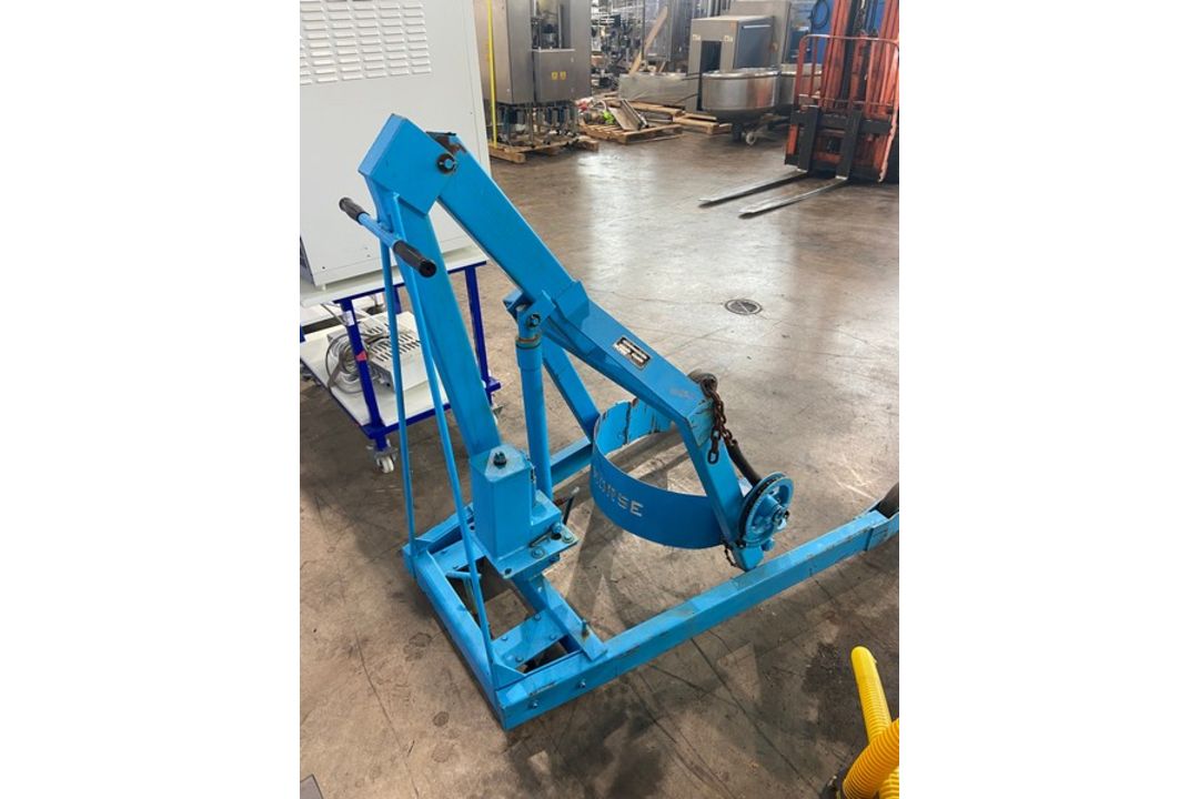 Moose 800 lb. Capacity Barrel Lift, M/N A72, S/N 0288, Mounted on Wheels (INV#99391) (Located @ - Image 4 of 6