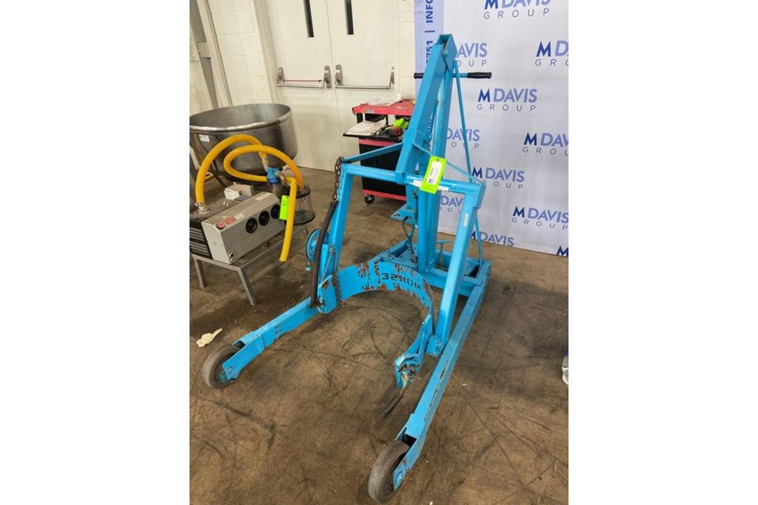 Moose 800 lb. Capacity Barrel Lift, M/N A72, S/N 0288, Mounted on Wheels (INV#99391) (Located @ - Image 6 of 6