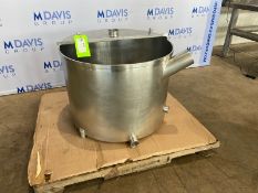 S/S Aprox. 60 Gal. Single Wall Balance, , Internal Dims.: 29-1/2