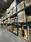 (128) Sections of Pallet Racking with Wire Racks, Each Section Approx. 10.5 feet Long x 56 Inches