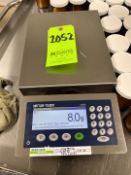 METTLER TOLEDO S/S TABLETOP PLATFORM SCALE, MODEL ICS4X9-1, S/N C146984176, APPROX. 12 IN. X 9-1/2