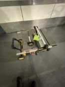 DEWALT TABLE SAW, MODEL DWE749, S/N 038858, 10 IN. BLADE