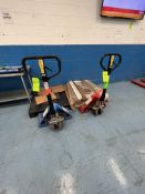 (2) HYDRAULIC PALLET JACKS