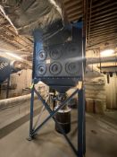 DONALDSON TORIT DUST COLLECTOR BAG HOUSE, MODEL DFT2-12, S/N 14893410-L1-1, PRODUCT NAME DOWNFLO