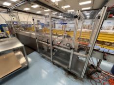 SCANDIA HAND LOAD CARTONER, MODEL HLG, S/N 14550, MECHANICALLY DRIVEN, MODULAR DESIGN, CONTINUOUS OR