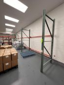 PALLET RACKING UPRIGHTS, APPROX. 18 SECTIONS, APPROX. 5 UP RIGHTS