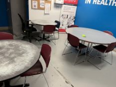 TABLES AND CHAIRS(4) TABLES (12) CHAIRS