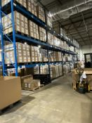 (80) Sections of Pallet Racking with Wire Racks, Each Section Approx. 10.5 feet Long x 62 Inches