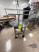 SUREKAP ROTARY ACCUMULATION TABLE, MODEL SKT36, S/N GN1814-T, APPROX36 IN. DIAMETER