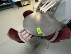 TABLE AND CHAIRS (3) TABLES (9 CHAIRS)