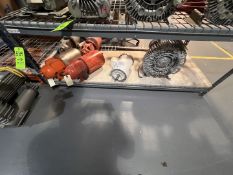 LOT OF ASSORTED INCLUDING MOTORS, PUMPS AND BLOWER