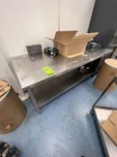 S/S TABLE, APPROX. 72 IN. L X 30 IN. W X 34 IN. H