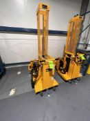 EASY LIFT EQUIPMENT PORTABLE DRUM HANDLER, MODEL ELDR40060RCR, S/N G17050, 400 LB CAP