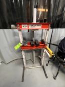 POWER TEAM 10-TON CAPACITY H-FRAME HYDRAULIC FLOOR PRESS
