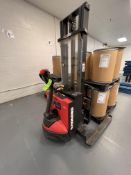 RAYMOND ELECTRIC WALK-BEHIND PALLET JACK, MODEL 6210, S/N 621-18-13633(SOLD SUBJECT TO CONFIRMATIO