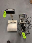 (2) METTLER TOLEDO AND MEASURETEK DIGITAL BENCHTOP SCALES
