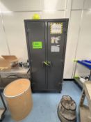 STRONGHOLD HEAVY DUTY METAL CABINET, APPROX. 36 IN. L X 25 IN. W X 77 IN. T