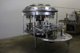 Frantz 21-Valve Gravity S/S Filler with Wide Center Spacing for Gallon Containers, 3/4