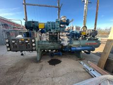 FES 125 hp Compound Screw Compressor, Model 180B/95, S/N 2052095/X1958, RPM 3565, Volt 460, Phase