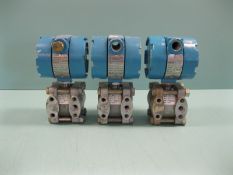 Lot (3) Rosemount 1151 AP 6S22B1 Pressure Transmitter (NOTE: Packing and Palletizing Can Be
