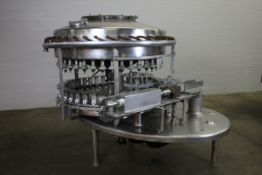 Franz 40-Valve Graveity S/S Rotary Filler with 48
