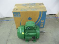Weg 00718ET3E213TF3 7.5 HP NEMA Premium Motor Shaft Diameter: 1.375
