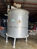 1100 Gallon (approx.) Stainless Steel Single Wall Tank-72