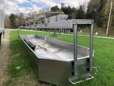 Kusel S/S Drain Tank, Outside Dimensions Aprox. 69