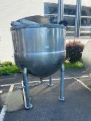 Groen 500 Gal. S/S Kettle, S/N N 500, 100 WP, with Bottom Discharge with Aprox. 1-1/2” S/S Ball