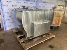 Aprox. 450 Gal. S/S Horizontal Jacketed Tank, Internal Dims.: Aprox. 75
