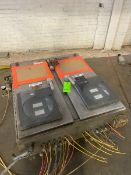 (2) Honeywell Chart Recorders, with Internal Electrical Components, Mounted on S/S Panel with