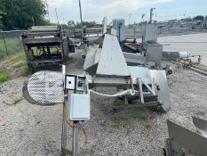 Straight Section of S/S Conveyor, with Chop Down Cylinder Unit, with Aprox. 12