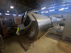 Aprox. 1,800 Gal. S/S Single Wall Mix Tank, Internal Dims. of Vessel: Aprox. 94