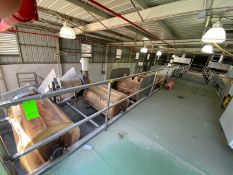 S/S Paddle & Spray Vessel with Straight Section of S/S Conveyor (LOCATED IN CRYSTAL CITY, TX)