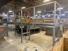 S/S Platform, with Handrails & S/S Grating, Overall Dims.: Aprox. 16 ft. L x 36